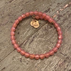 Alex and Ani Pink Bead bangle